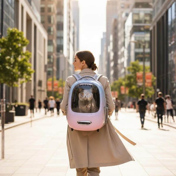 Фото - Рюкзак-переноска PETKIT Breezy 2 Smart Cat Carrier Pink (P7704-P)
